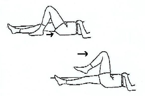 Вынос прямой ноги и руки параллельно полу затем соединение локтя и колена